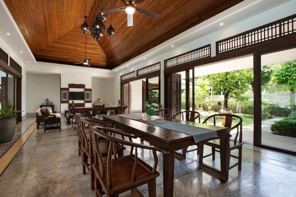 Traditional Elegance, Baan Suan Villa Ban Bang La Ngoại thất bức ảnh